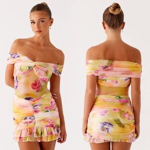 Peppermayo NWT Frances Mini Dress in Sunburst Floral Sz 6 & 8